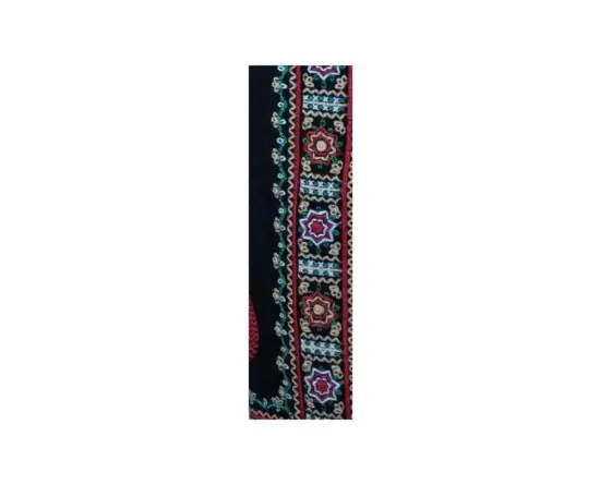 Vesta dama tradiționala, R1 negru/rosu bordo Vesta dama tradiționala, R1 negru/rosu bordo