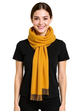 Fular dama uni 24U, galben