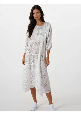 Rochie traditionala dama R25 alb crystal