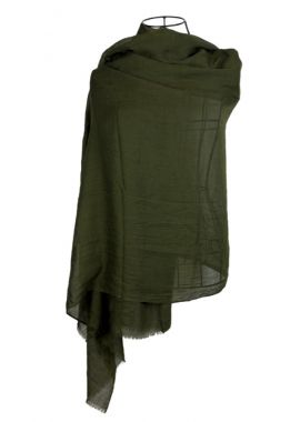 Esarfa dama uni 25V, olive