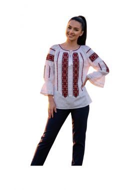 Bluza dama 2IU26 alb/bej