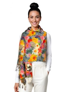 Fular casmir dama F, multicolor