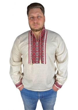 Ie barbati bej BR24 bej/rosu