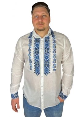 Ie barbati CPM26 alb/albastru