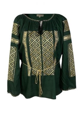 Bluza traditionala verde, 20A, dama, verde