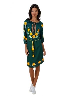 Rochie dama casual R1119, Dacali, verde