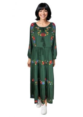 Rochie dama traditionala S25 verde