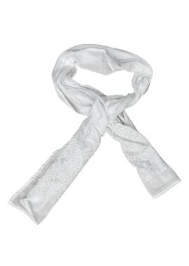 Marama traditionala MA alb optic