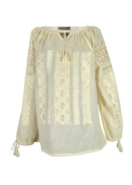 Bluza traditionala crem, dama 124