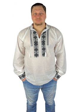 Ie barbati CPF26 alb/negru mahon