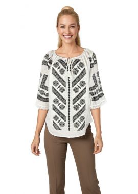 Bluza dama O25 alb/crem