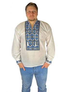 Ie barbati CP26 alb/albastru