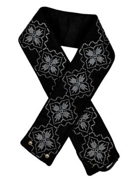 Curea dama tip brau R24 negru mahon 87x8 cm