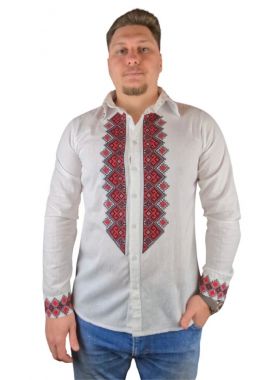 Ie barbati RBN24 alb pur/rosu