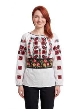 Brau traditional dama CP26 negru/galben