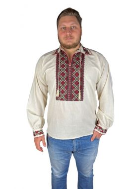 Ie barbati CPB3 bej/rosu