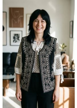 Vesta dama A26 negru/alb