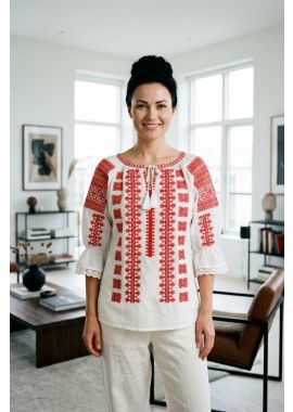 Ie dama traditionala M26 alb optic/rosu