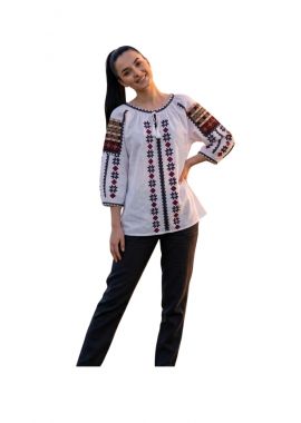 Bluza dama 2IU26 alb/mov