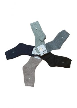Set 5 perechi sosete barbati groase de casa din lana de angora, Dacali, marimea 40-44, multicolor