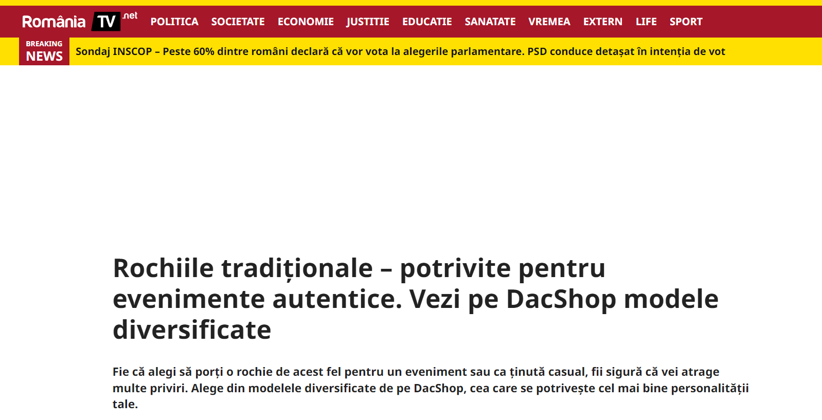 Rochiile traditionale – potrivite pentru evenimente autentice