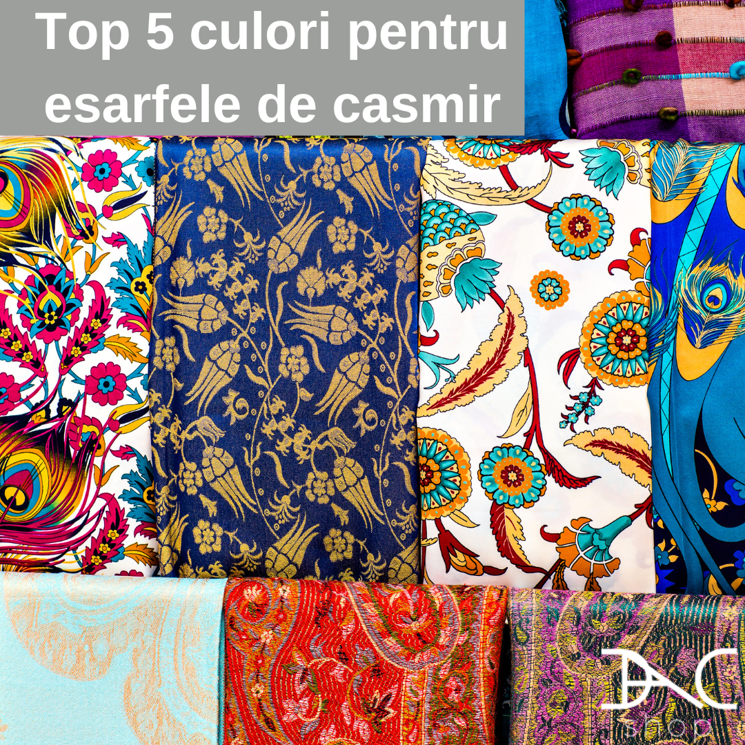 Top 5 culori de esarfe din casmir care sa  completeze perfect orice outfit elegant